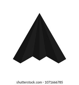 Triangle symbol. Plane Icon. Logo. Vector eps 10.
