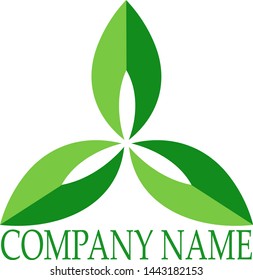 triangle symbol strong and leaf symbol natural for your company