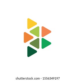 Triangle Technology Design Concept Vector