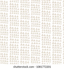 Triangle tie dye pattern. Shibori ivory background. Geometric china ink natural print. Organic vector japanese design. Watercolor indonesian tile. Triangle seamless pattern. Japan kimono print.