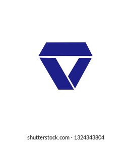 triangle v a letter logo vector inspirations