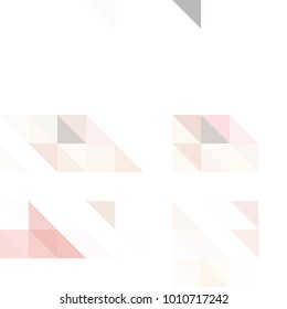 Triangle vector background