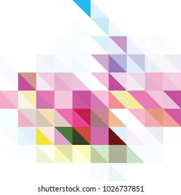 Triangle vector background