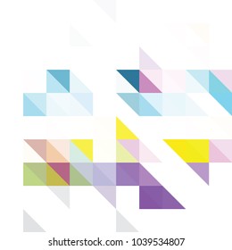 Triangle vector background