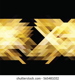 Triangle vector background