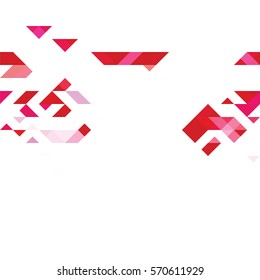 Triangle vector background