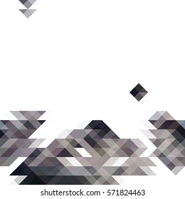 Triangle vector background