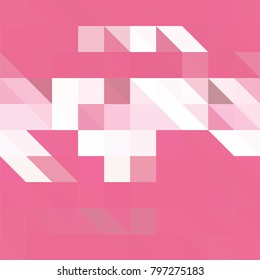 Triangle vector background