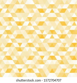 Triangle vector background. Can be used in cover design, book design, website background. Vector illustration. Yellow, brown colors.