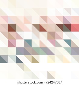 Triangle vector background with Christmas colors