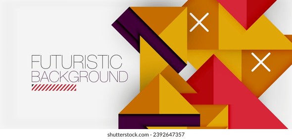 Triangle Vector Background Illustration For Wallpaper, Banner, Background, Card, Book Illustration, landing page