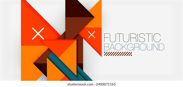 Triangle Vector Background Illustration For Wallpaper, Banner, Background, Card, Book Illustration, landing page