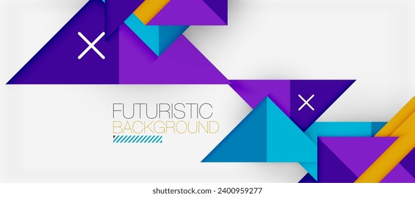 Triangle Vector Background Illustration For Wallpaper, Banner, Background, Card, Book Illustration, landing page