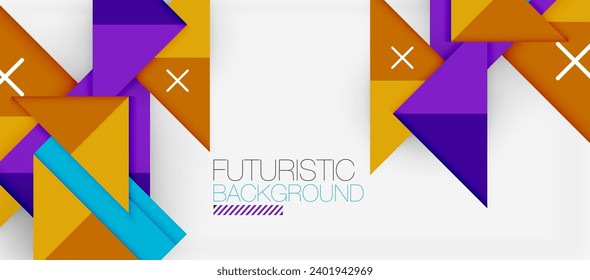 Triangle Vector Background Illustration For Wallpaper, Banner, Background, Card, Book Illustration, landing page