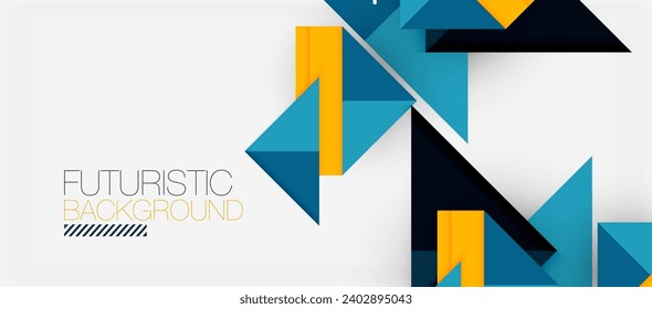 Triangle Vector Background Illustration For Wallpaper, Banner, Background, Card, Book Illustration, landing page