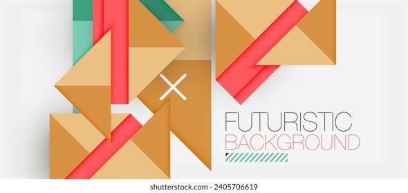 Triangle Vector Background Illustration For Wallpaper, Banner, Background, Card, Book Illustration, landing page