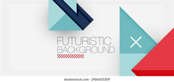 Triangle Vector Background Illustration For Wallpaper, Banner, Background, Card, Book Illustration, landing page