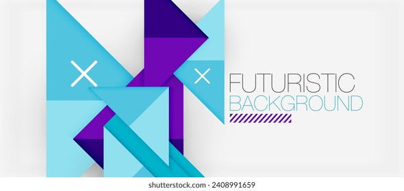 Triangle Vector Background Illustration For Wallpaper, Banner, Background, Card, Book Illustration, landing page
