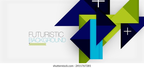 Triangle Vector Background Illustration For Wallpaper, Banner, Background, Card, Book Illustration, landing page