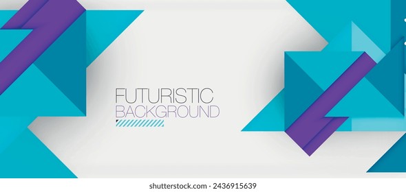 Triangle Vector Background Illustration For Wallpaper, Banner, Background, Card, Book Illustration, landing page