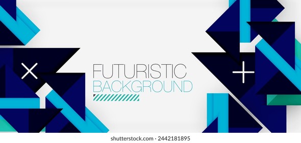 Triangle Vector Background Illustration For Wallpaper, Banner, Background, Card, Book Illustration, landing page