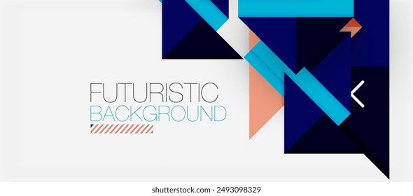 Ilustración de fondo de Vector triangular para Fondo de pantalla, Anuncio, fondo, tarjeta, ilustración de libro, página de destino