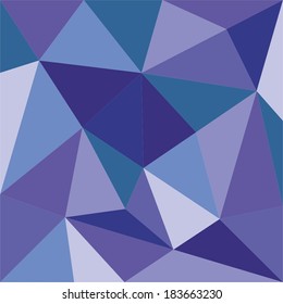 Triangle vector background or seamless grey, blue, white and navy pattern. Flat surface wrapping geometric mosaic for wallpaper or winter website design