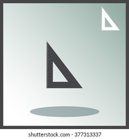 Triangle vector icon