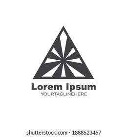 triangle vector icon illustration design