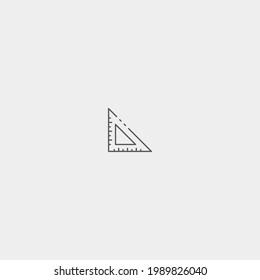 Triangle vector icon illustration sign