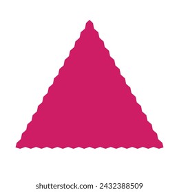 Triangle vector icon isolated on white background, Triangle logo design