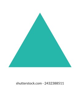 Triangle vector icon isolated on white background, Triangle logo design