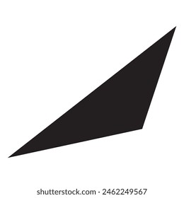 Triangle vector icon isolated on white background, Triangle logo design. vector symbol icon design. Vector illustration. EPS 10