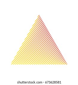 Triangle vector lines