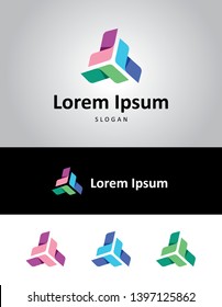 triangle vector logo design for business
