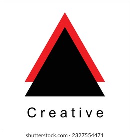 triangle vector logo design icon creative