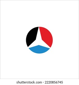 triangle vector logo design symbol icon 