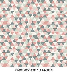 Triangle vector pattern. Mosaic background