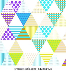 Triangle vector pattern , template eps
