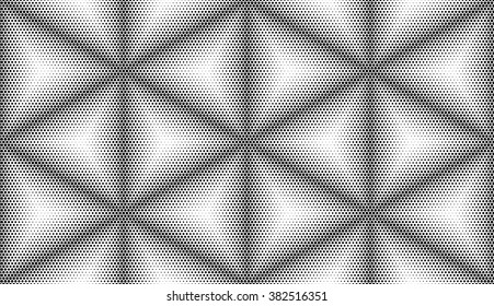 Triangle Vector Pattern.geometric halftone Dots texture.