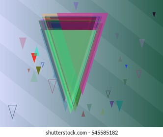 triangle and view around light poster