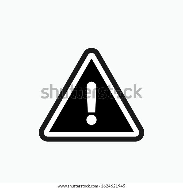 Triangle Warning Icon. Tringular\
Exclamation Illustrations, Vector Sign & Trendy\
Symbol.
