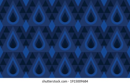Triangle Water Drips inspiriert nahtlos 