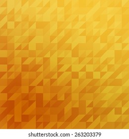 Triangle yellow background. Vector. Trandy