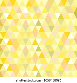Triangle yellow color pattern design background wallpaper illustration