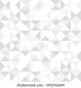 Triángulos de patrón geométrico abstracto. Fondo gris y blanco. Diseño triangular geométrico. Plantilla de fondo de pantalla editable elegante