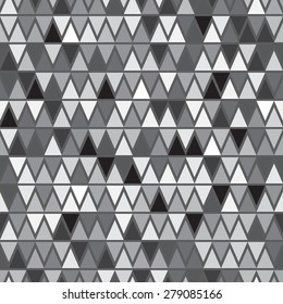 Triangles Abstract seamless pattern.Vector background