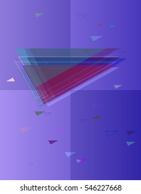 triangles around original line, glossy banner beside faction