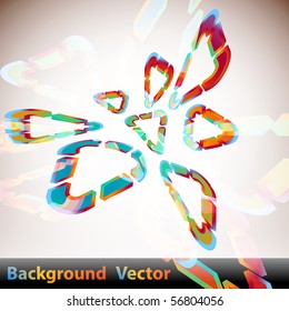 Triangles Background