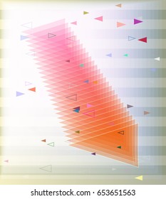 triangles background art